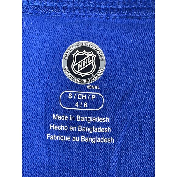 NHL New York Rangers Women's Blue V Neck Shirt Size S - Picture 3 of 7